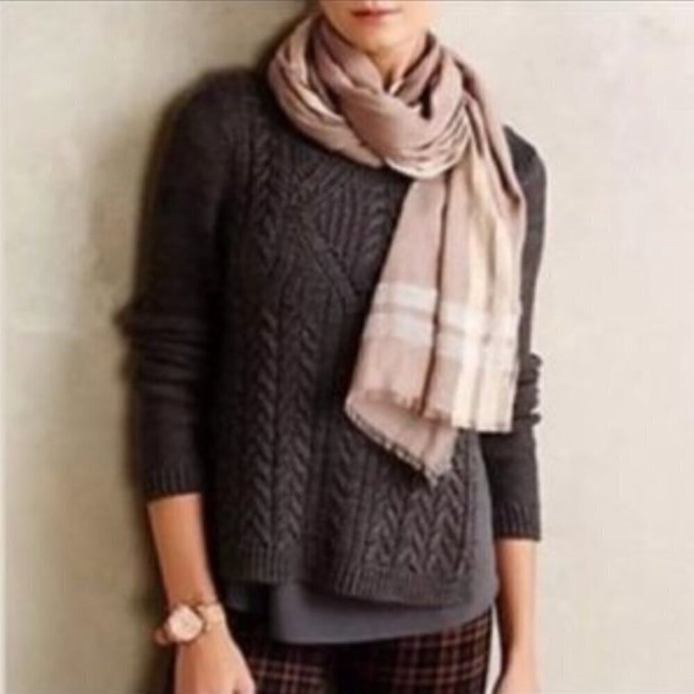 Anthropologie Moth Layered Shirt Sweater